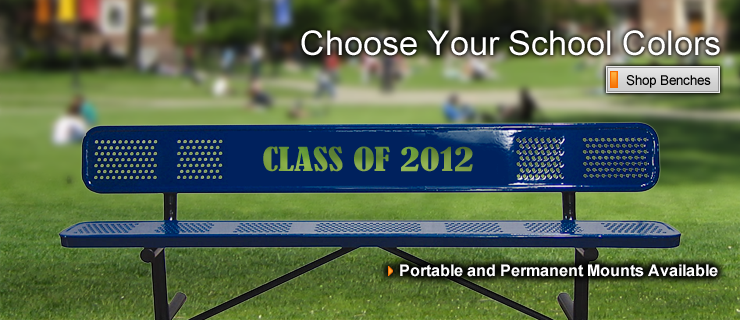 Custom School Park Bench