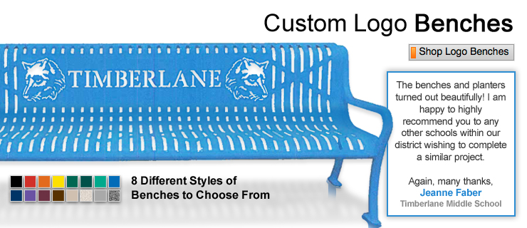 Custom Logo Benches