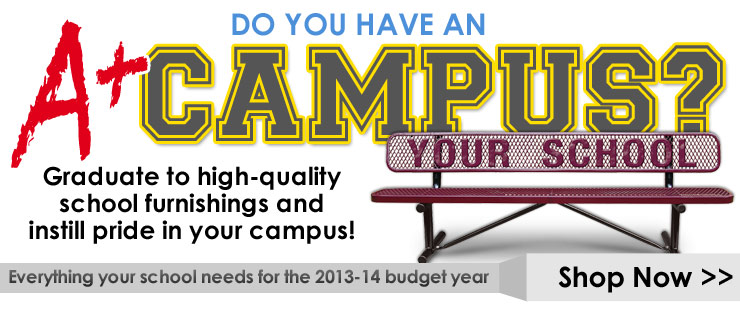 Graduate to high-quality school furnishings and instill pride in your campus!