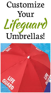 Customize your lifeguard umbrella