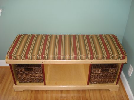 indoor benches with cushions