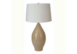 Ceramic Table Lamp - Beige