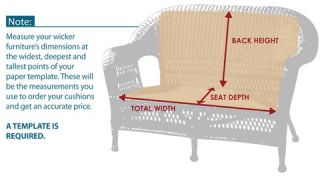 Custom Wicker Cushions - Click to Enlarge