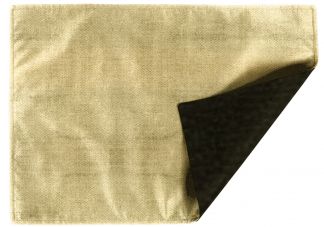 Glazed Linen Honey Wheat and Glam Sheen Java