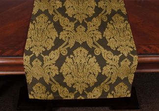 Gilded Holiday Table Runner