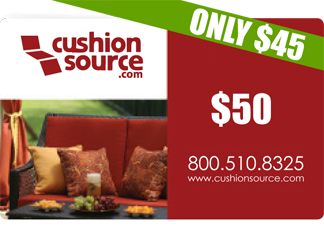 Cushion Source Discounted Gift Card Clearance