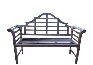 King Louis Cast Aluminum Bench