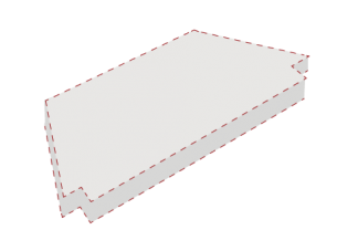 Unique Shape Bay Window Cushion
