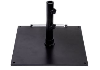 75 lb. Black Square Steel Base Umbrella Stand