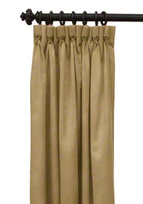 custom goblet pleat drapes