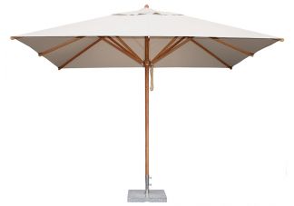 6.5 x 10 Rectangle Bamboo Market Umbrella