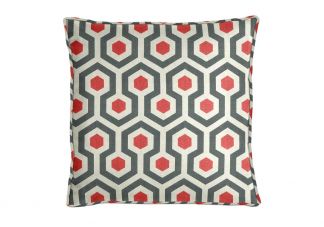 Premier Prints Magna Timberwolf Red Pillow