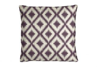 Robert Allen Ikat Fret Amethyst Pillow