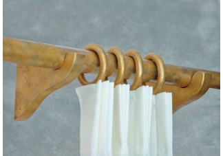 decorative hardware, drapery hardware, drapery brackets