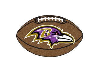 NFL - Baltimore Ravens Football Rug