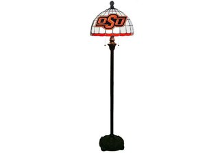 Oklahoma State Tiffany Floor Lamp