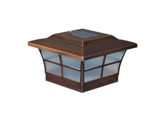 6X6 PRESTIGE SOLAR POST CAP - COPPER