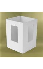 Vinyl Fence Posts - 7ft Corner - Contemporary Picket