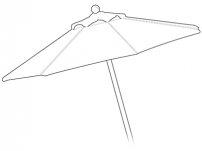 Custom Market Umbrellas