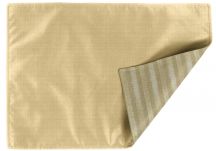 Glazed linen Golden Sand and Outline Birch