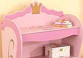 Pink Princess Girls Bookcase