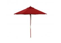 Sunbrella Jockey Red Market Umbrella