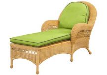 custom wicker chaise cushions