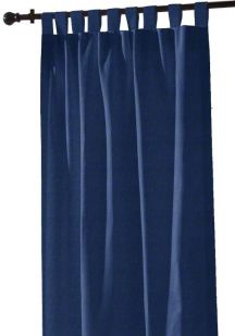 Custom Tab Top Outdoor Drapes