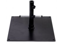 75 lb. Black Square Steel Base Umbrella Stand