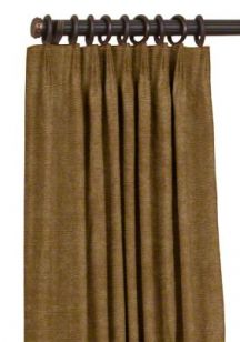 Custom Euro Pleat Velvet Drapes