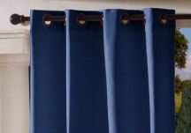 custom grommet outdoor drapes