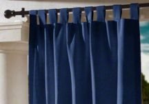 Custom Tab Top Outdoor Drapes