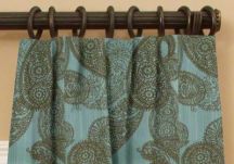 custom flat top drapes