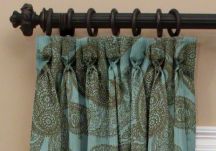 custom goblet pleat drapes