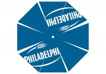 Kraft Philadelphia logo umbrella proof