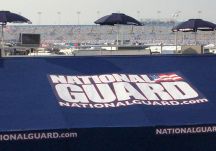 National Guard logo umbrellas
