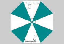 Atlantic Marina Resort Logo Umbrella Proof