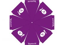 Yahoo logo umbrella proof
