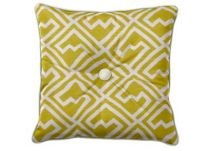 Custom Throw Pillow with Button