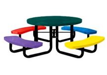 46 Round Perforated Childs Picnic Table