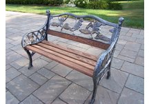 Cast Iron Frog Kiddy Bench