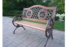 Double Rose Bench