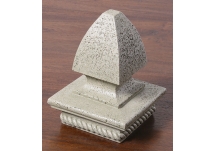 Spire Sculpture Moss Post Cap