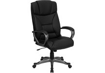 High Back Black Leather Executive Office Chair