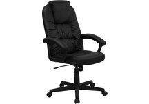 High Back Black Leather Executive Swivel Office Chair