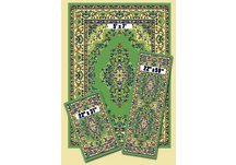 Green Persian Capri Rug Set