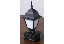 Lighted Coach Lamp Post Cap