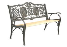 Antique Brass Deer Bench