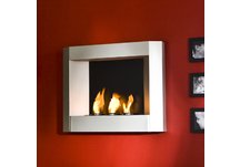 Wall Mount  Fireplace - Silver