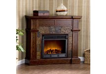 Cartwright Espresso Electric Fireplace